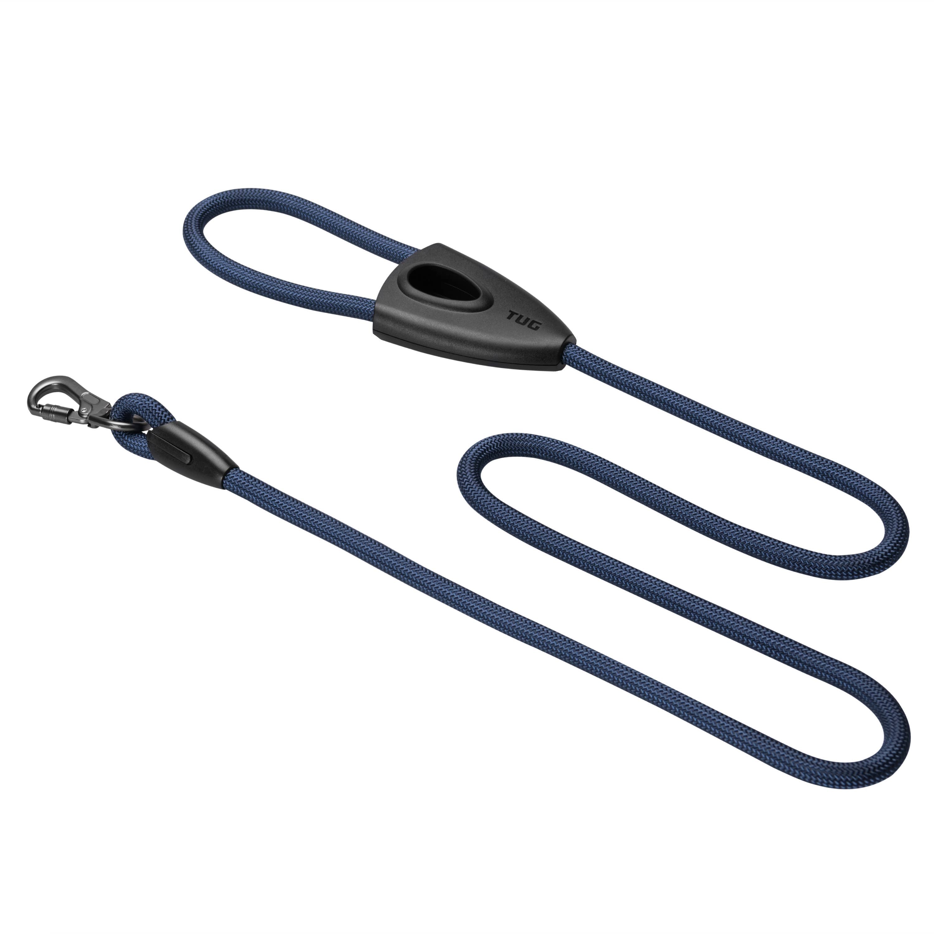 TUG 5 FT Dog Leash with Integrated Oval Dispenser: Green