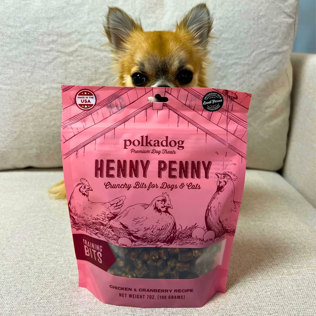 Polkadog Henny Penny Chicken & Cranberry Training Bits 7oz