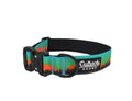 Mountain Sunset Dog Collar: M