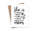 She Is Mom Card