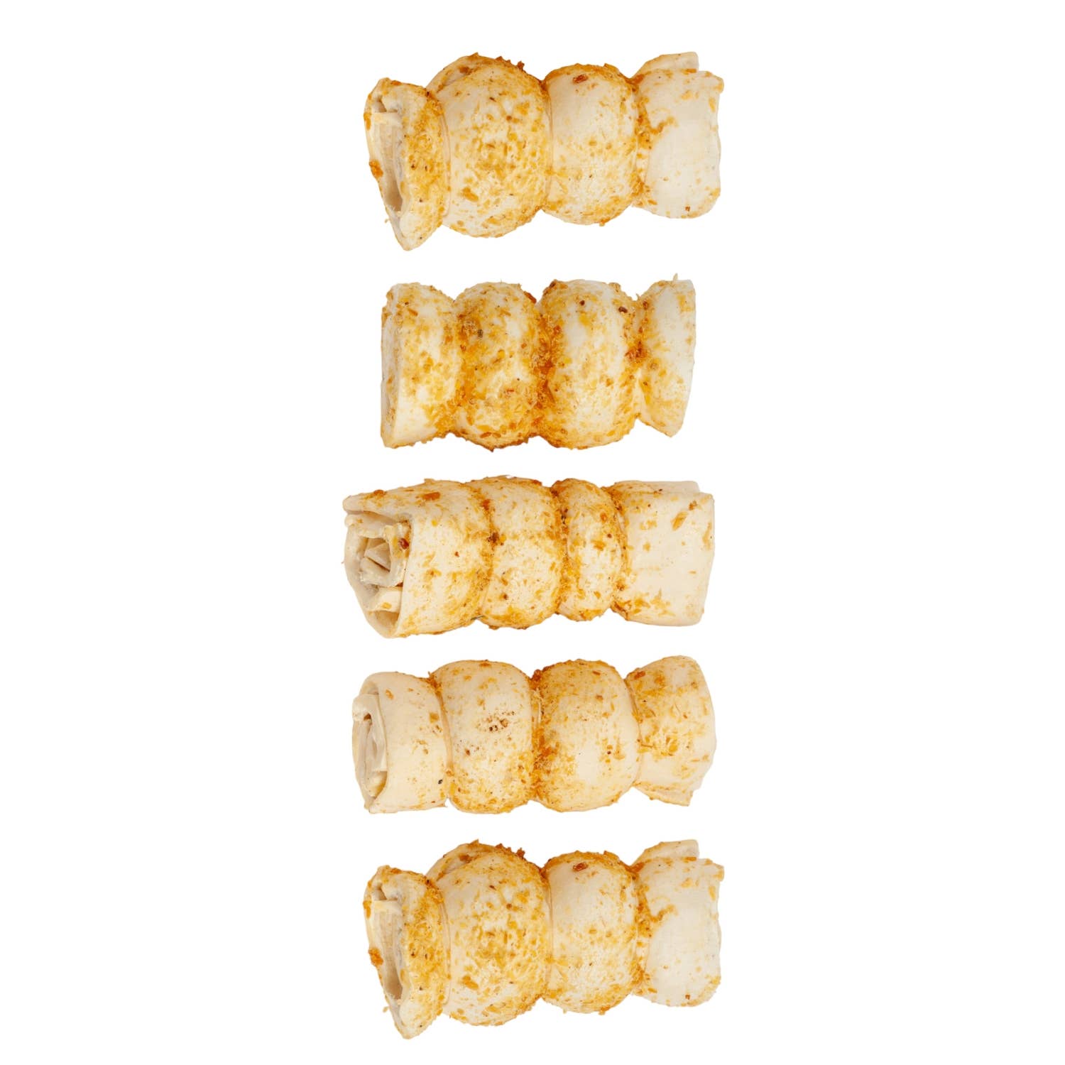 5"-6" Bully Dusted Beef Cheek Rolls Dog Chews (5/Bag)