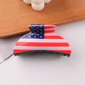 4TH OF JULY RECTANGLE HAIR CLAW CLIPS_CWAHA0700: TYPE2 / (OS) 3