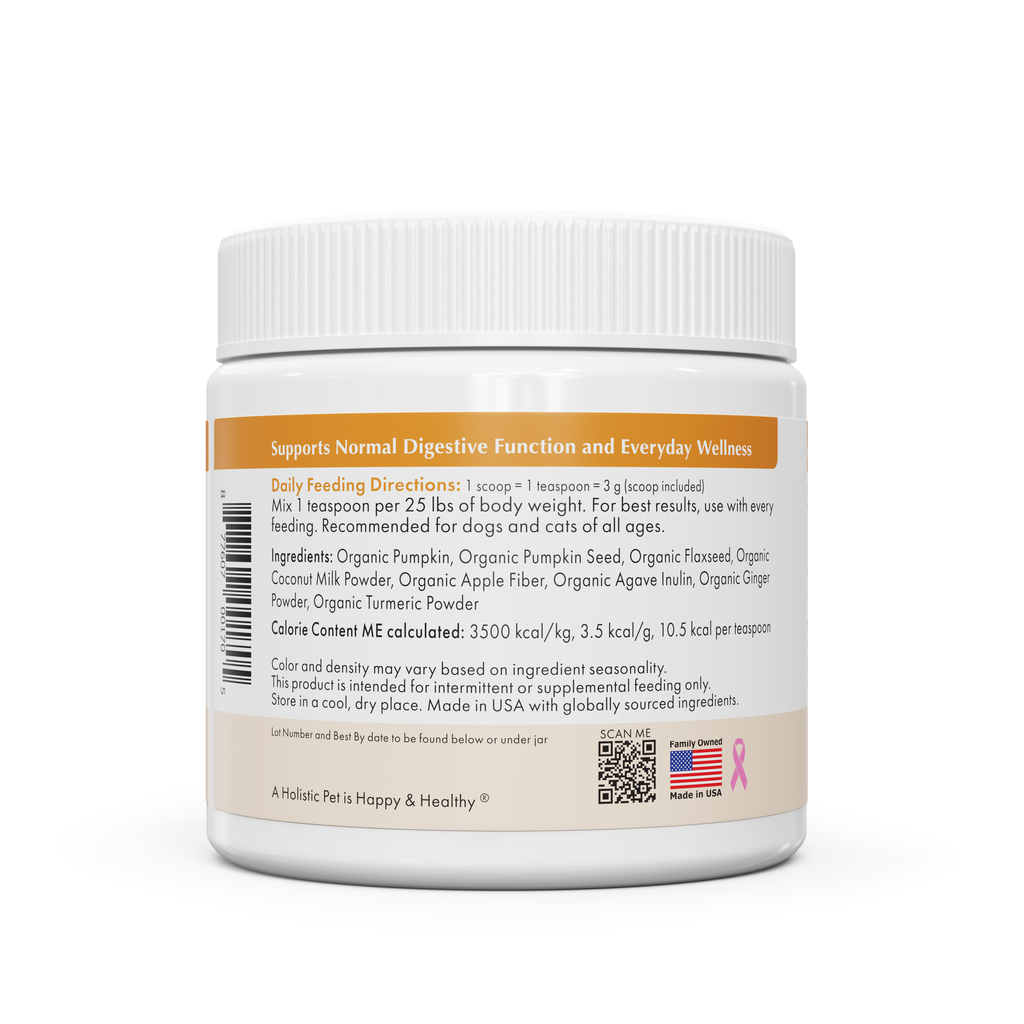 Organic Pumpkin Plus: 8 oz