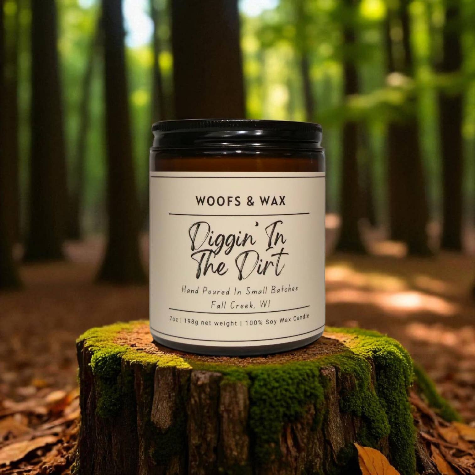 Diggin’ In The Dirt Candle - 7oz 100% Soy - Pet Safe