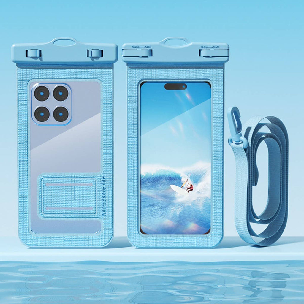 Waterproof Phone Case for Selfie & Touchscreen_CWMM6776: TEALBLUE / (OS) 1