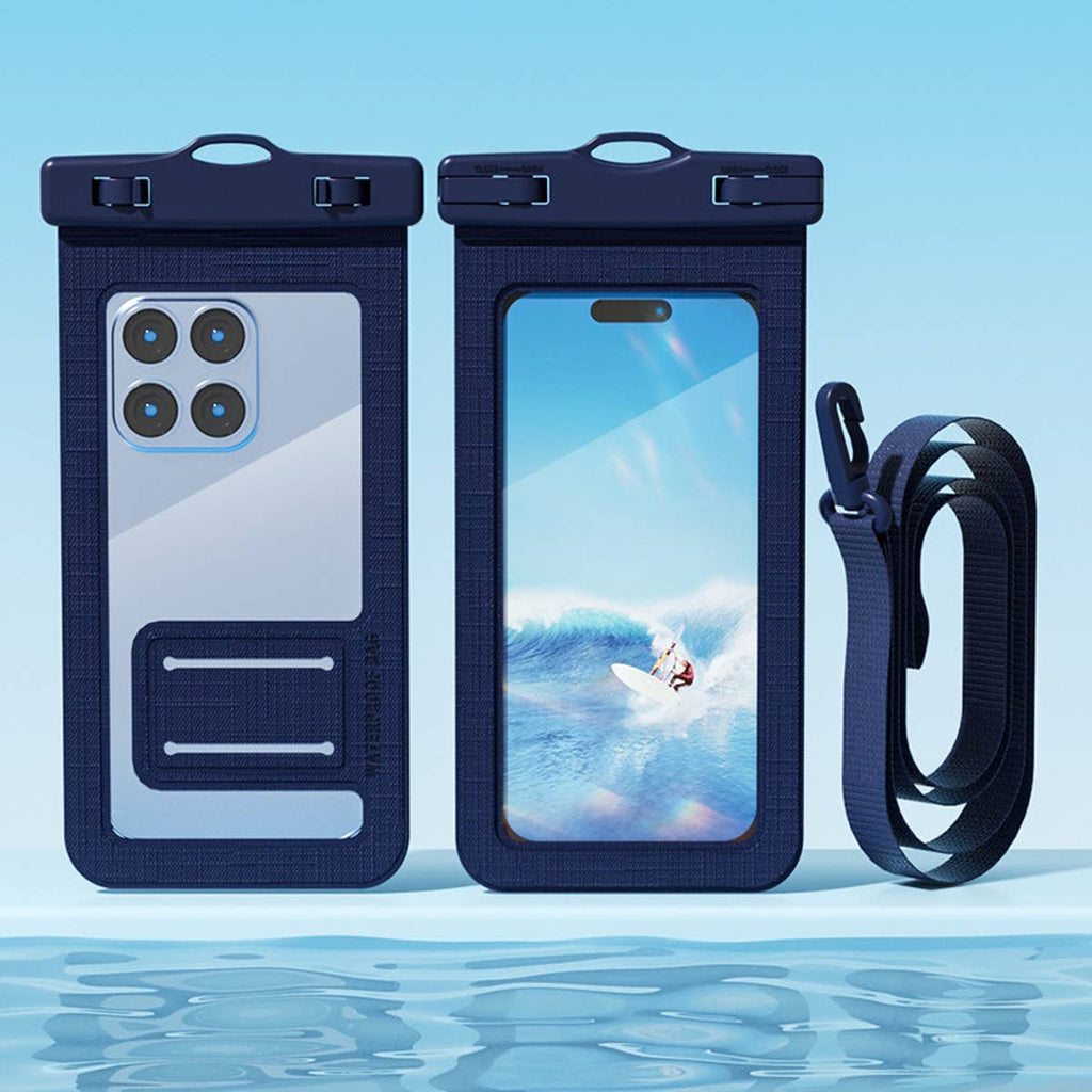 Waterproof Phone Case for Selfie & Touchscreen_CWMM6776: TEALBLUE / (OS) 1
