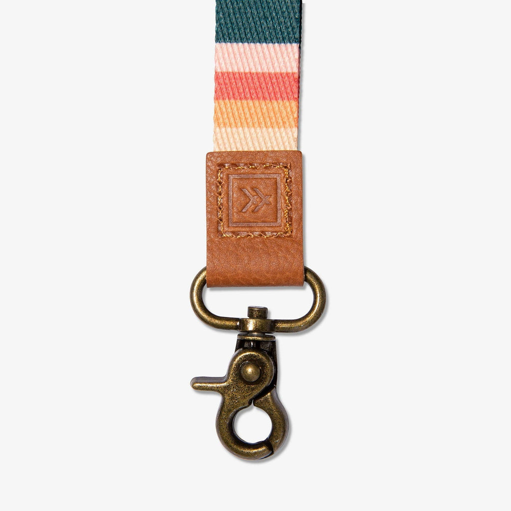 Renae - Neck Lanyard: Green/Red