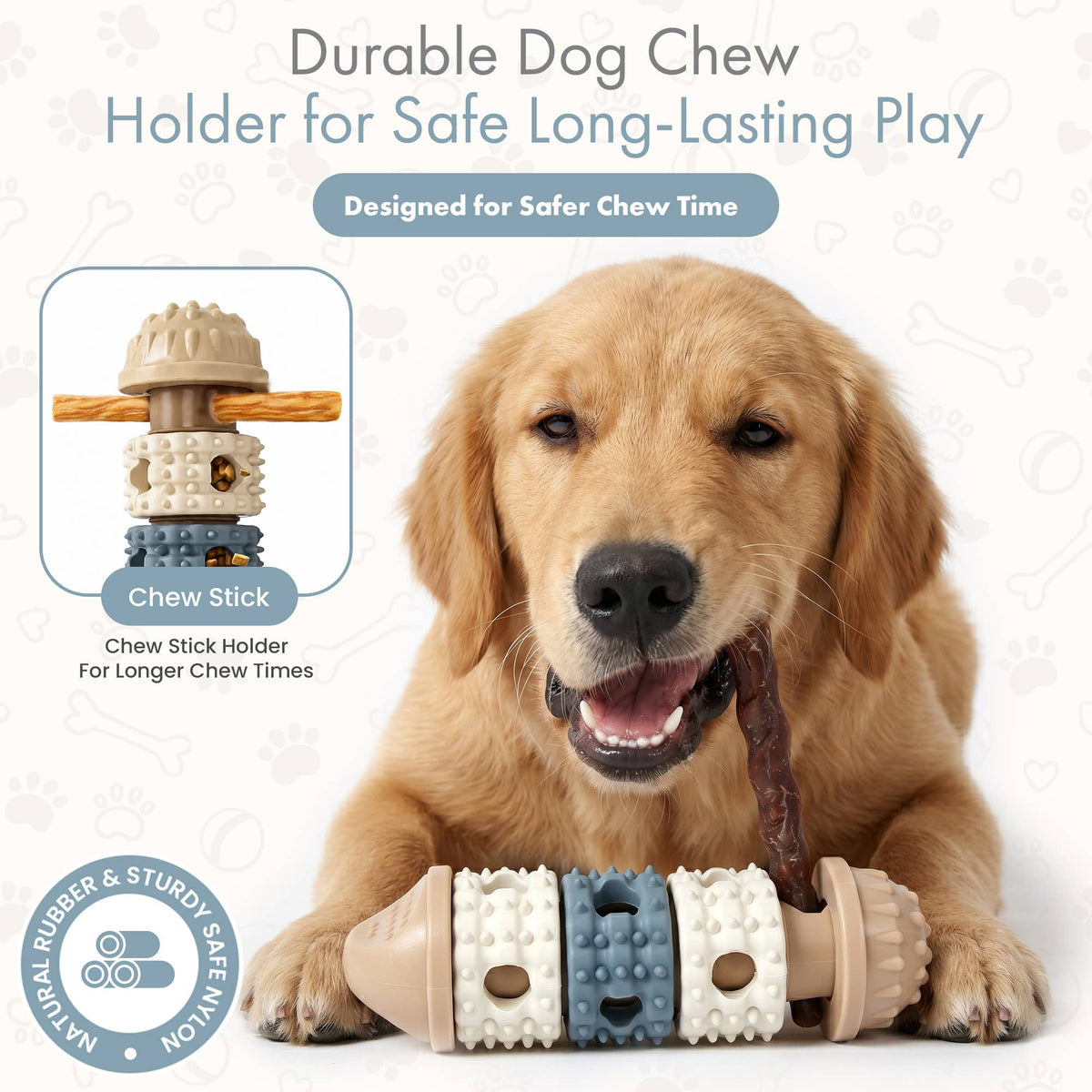 Ali+Oli Pets Bully Stick Holder & Treat Dispensing Dog Toy