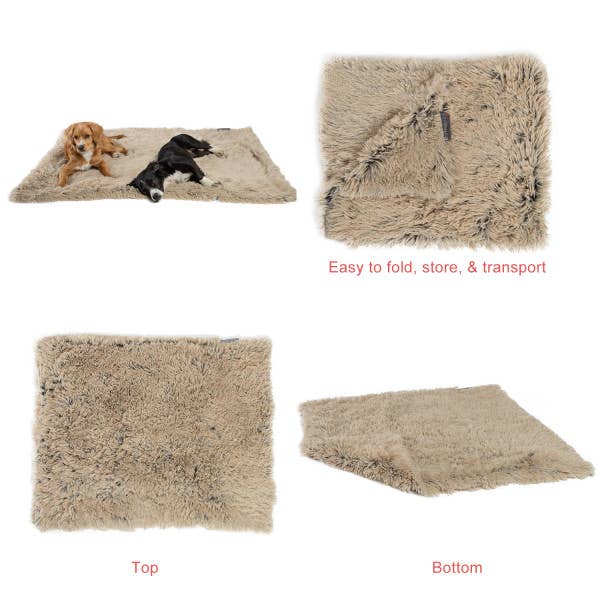 Best Friends by Sheri Blanket Shag Taupe 30x40