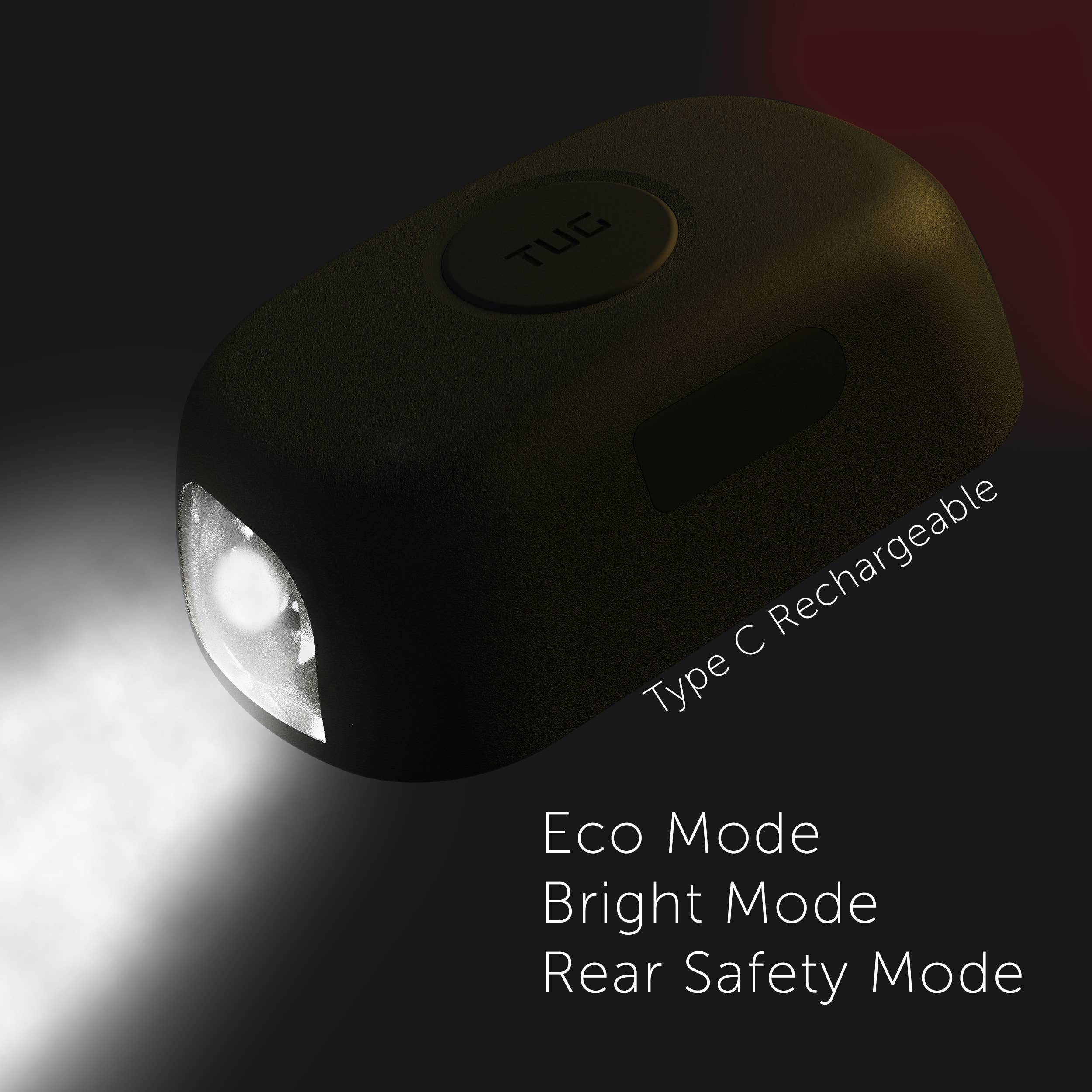 TUG Rechargeable LED Dog Light for Night Walking - Clip-on