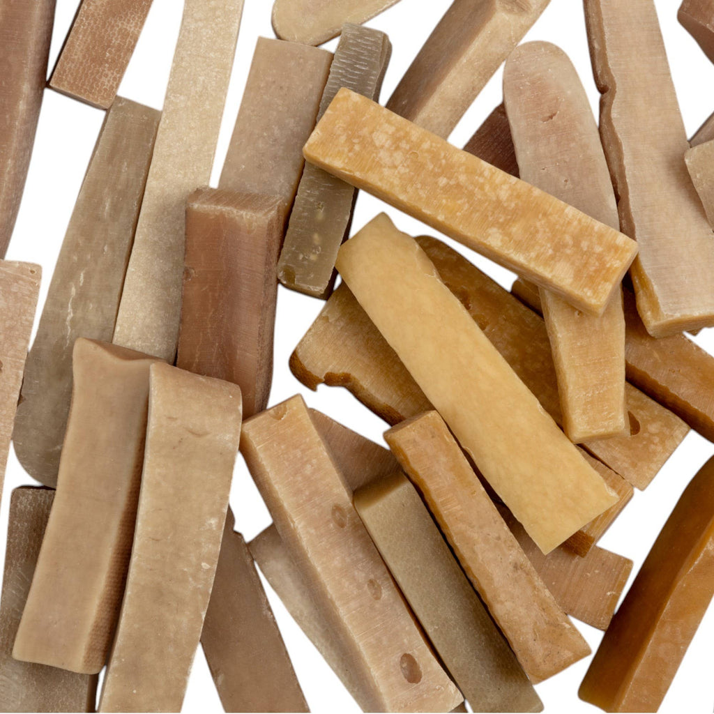 Himalayan Yak Dog Cheese Chews (3lbs. Bag): Medium (approx. 19 Bars)