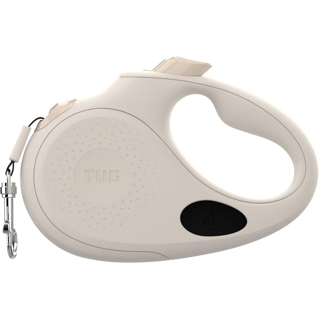 TUG Retractable Dog Leash with Integrated Dispenser: Black / Small