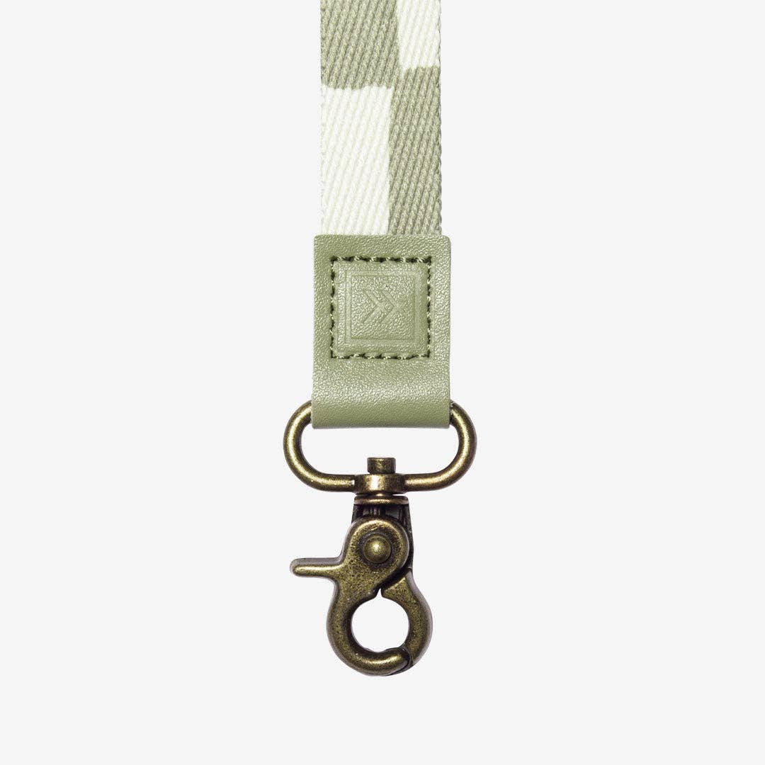 Scout - Wristlet Keychain: Cream/Green