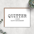 Retirement Card