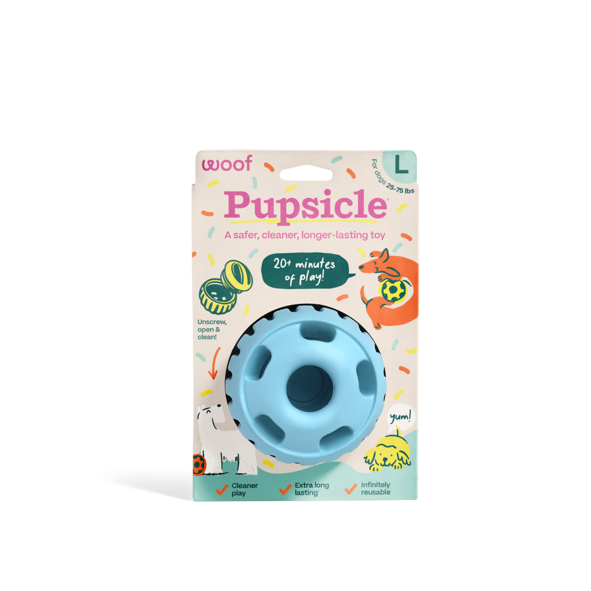 Party Pupsicle: Pink / X-Large