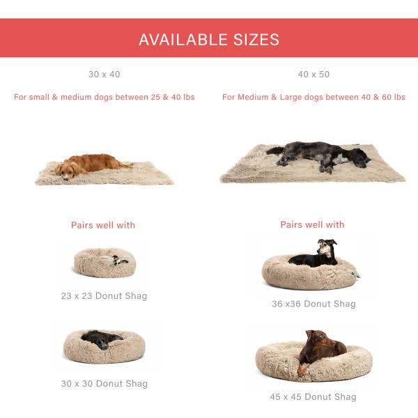 Best Friends by Sheri Blanket Shag Taupe 30x40