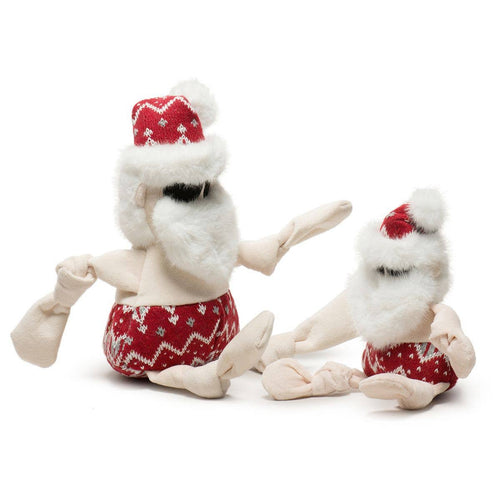 Beach Bum Santa Knottie® Plush Dog Toy: Small