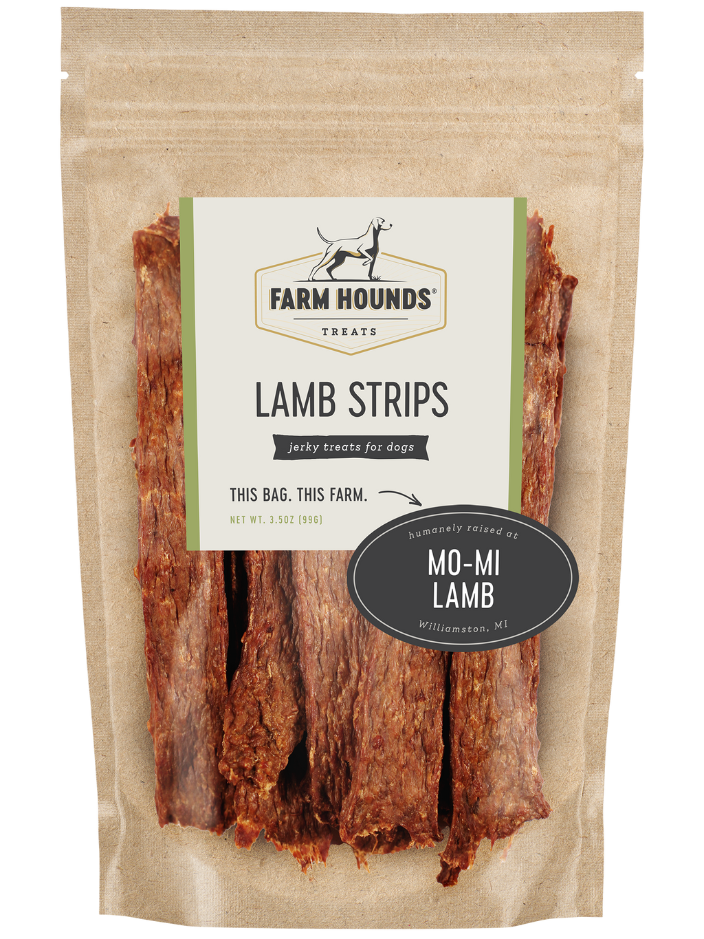 Lamb Strips - All-Natural - 3.5 oz (LIMITED SEASONAL): 3.5oz