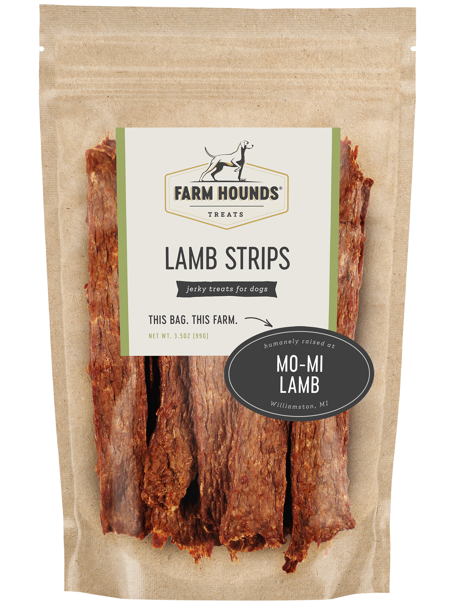 Lamb Strips - All-Natural - 3.5 oz (LIMITED SEASONAL): 3.5oz