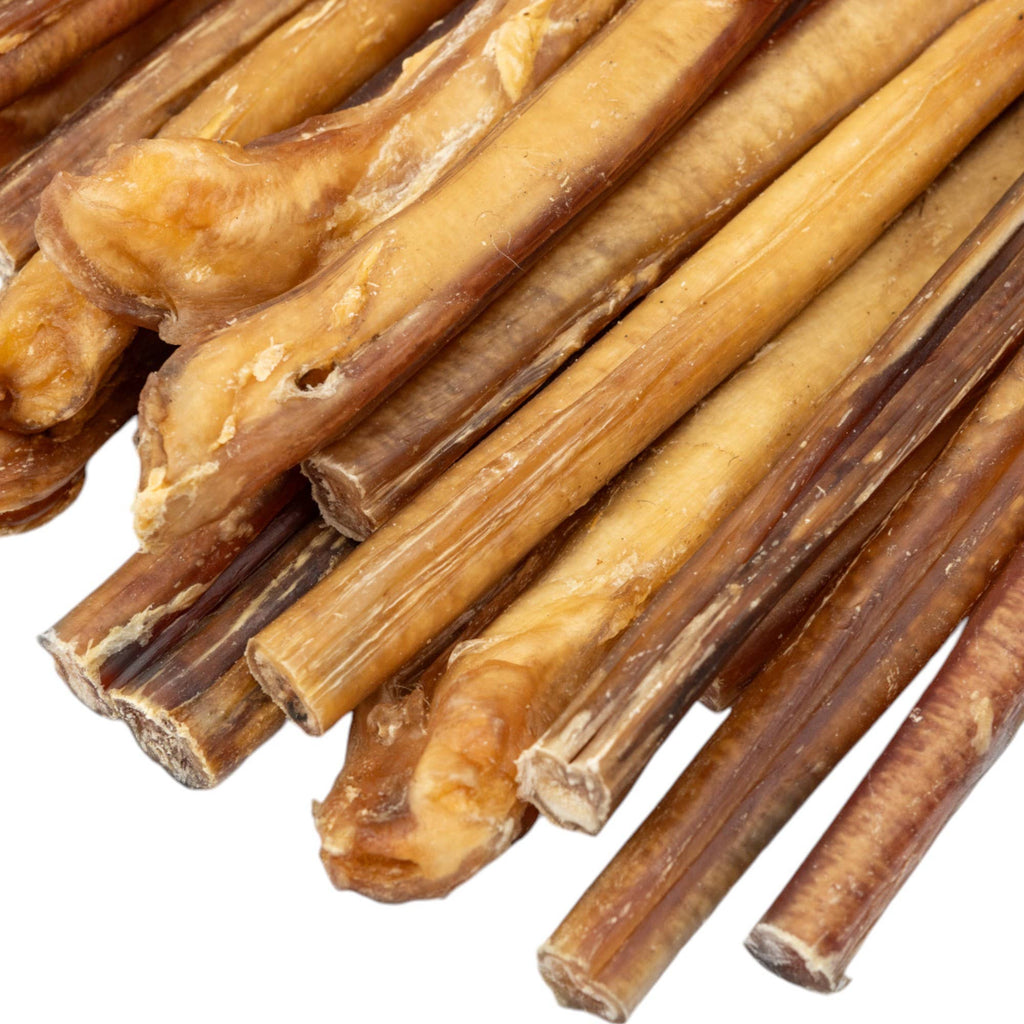 Natural Beef Bully Stick Dog Treats - 12" Jumbo (25/Bag)