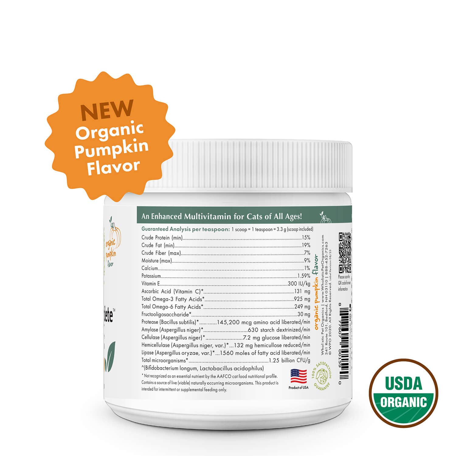 Feline Complete™: Organic Pumpkin / 4 oz
