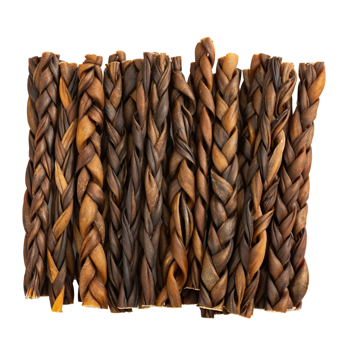 Braided Collagen Stick Dog Chews – 12” Jumbo (15/Bag)