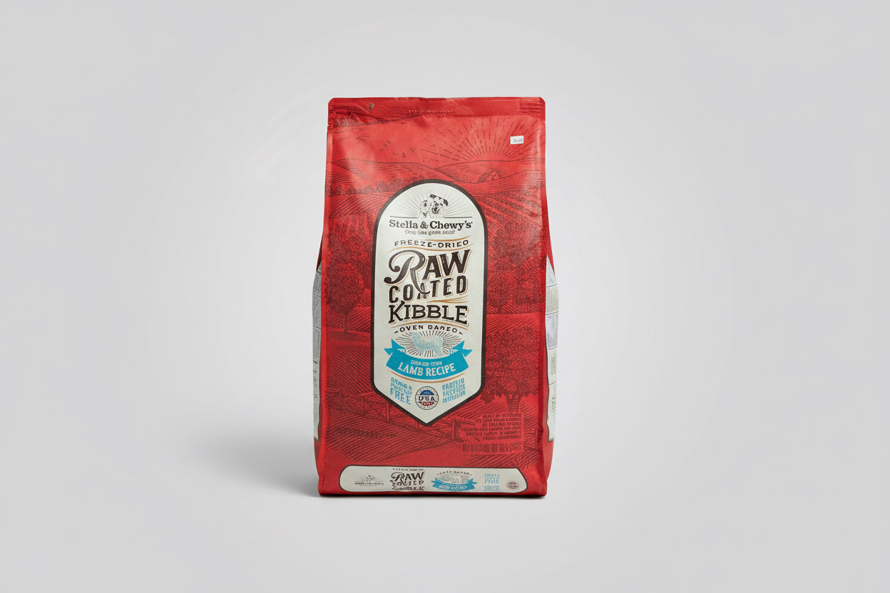 Stella and chewy’s freeze dried raw coated kibble grass fed lamb recipe