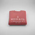Winni & CO. Maroon Crewneck Lg