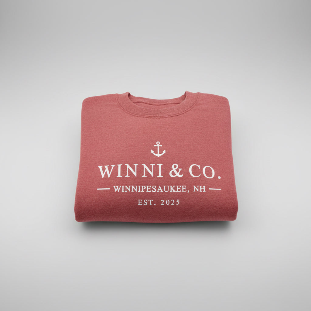 Winni & CO. Maroon Crewneck Lg
