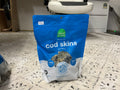 Dehydrated, cod skin dog treats