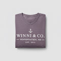 Winni & CO. Purple Crewneck Sm