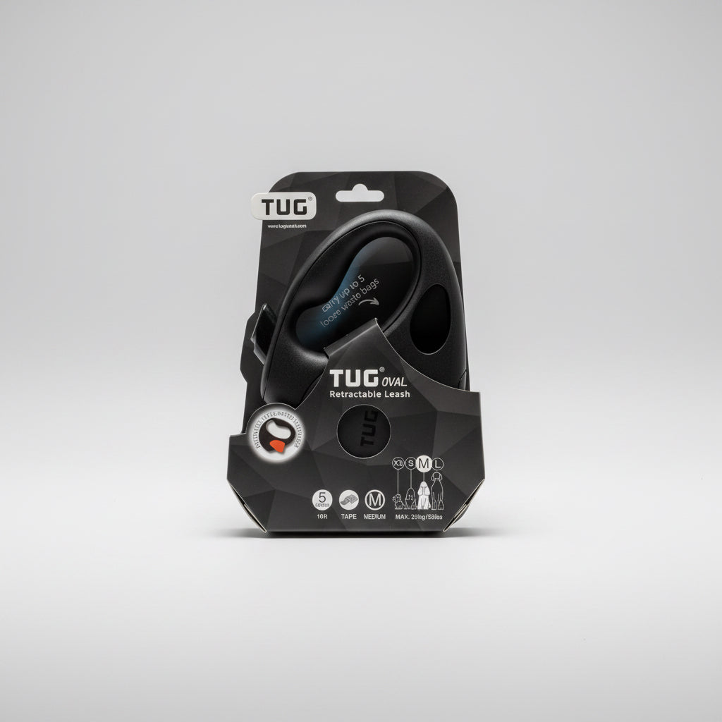 TUG Retractable 16ft Leash Medium