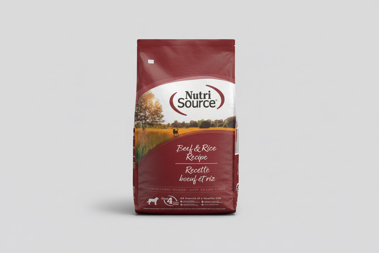 Nutri source beef and rice dog food 26 pounds
