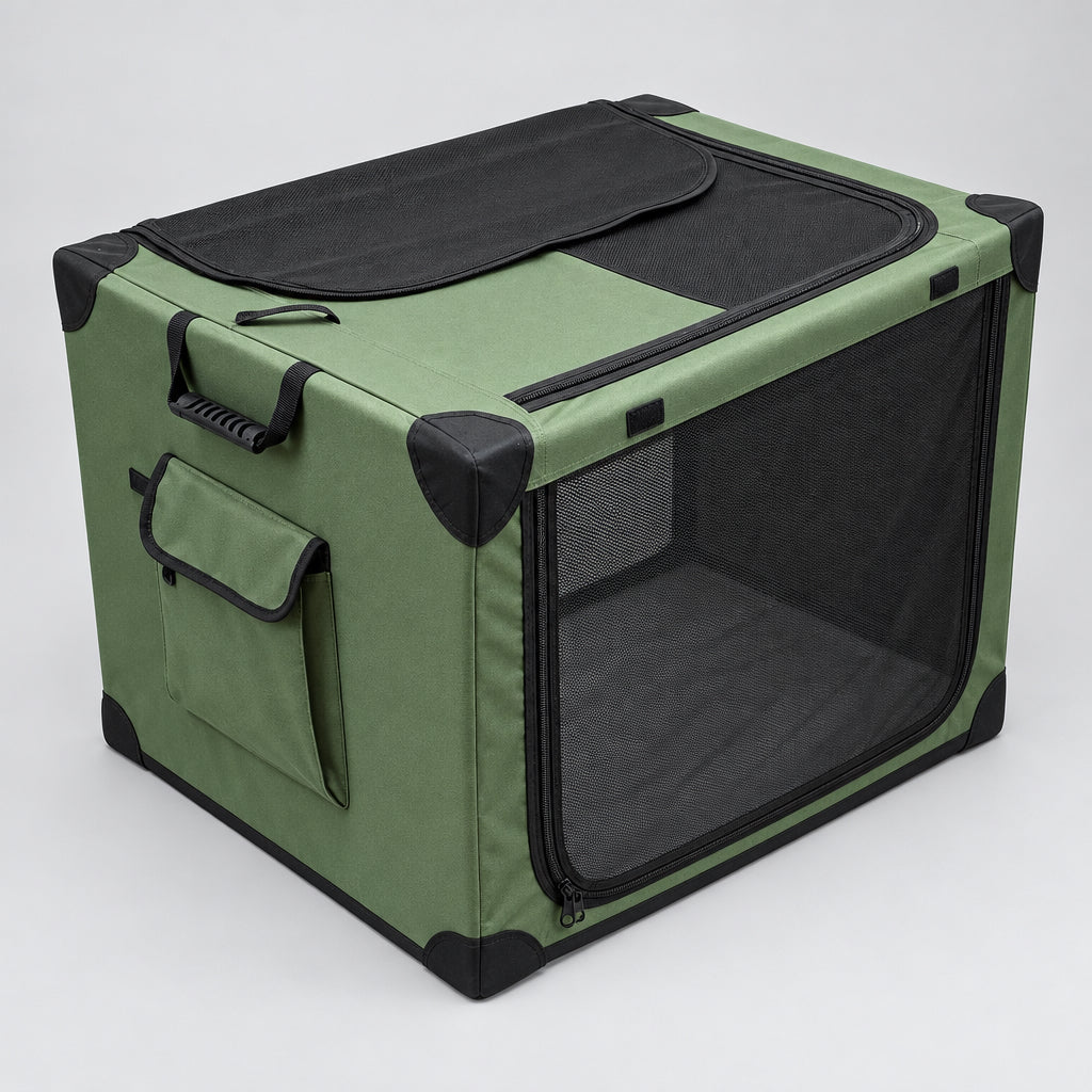 Green Pet Crate