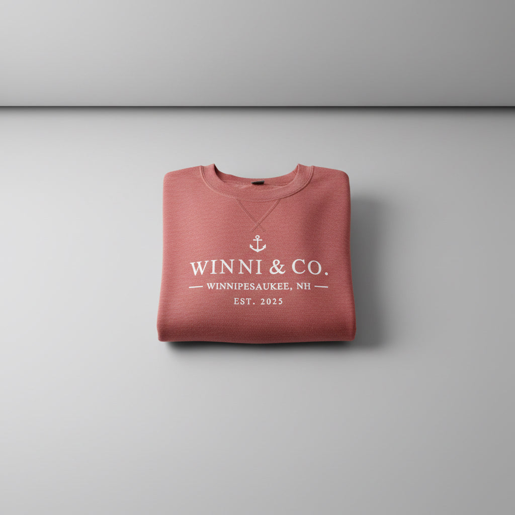Winni & CO. Maroon Crewneck XL