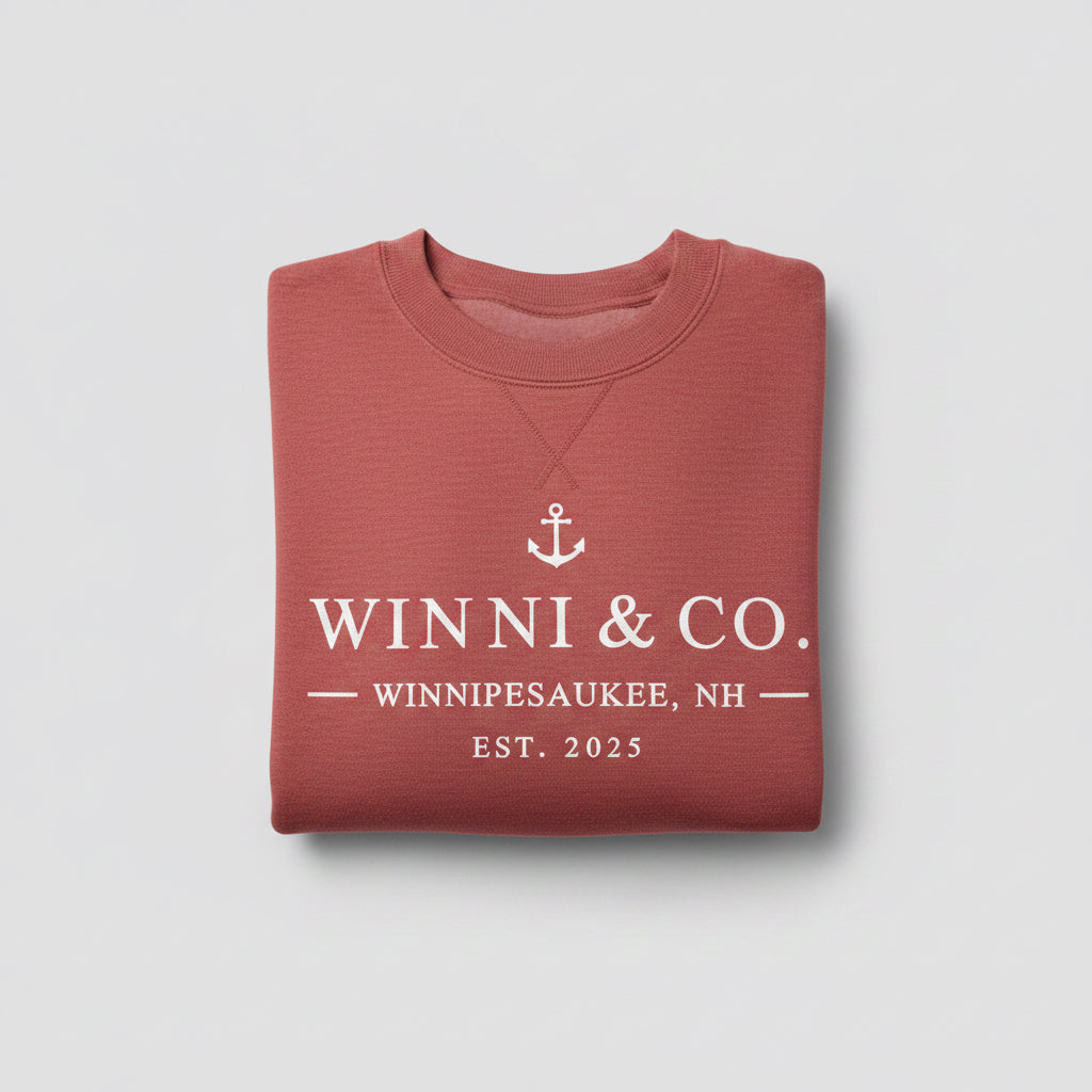 Winni & CO. Maroon Crewneck Sm