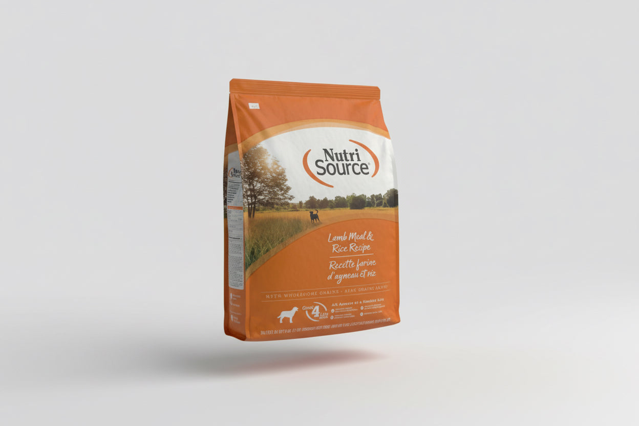 Nutri source lamb mean and rice dog food 12 pound
