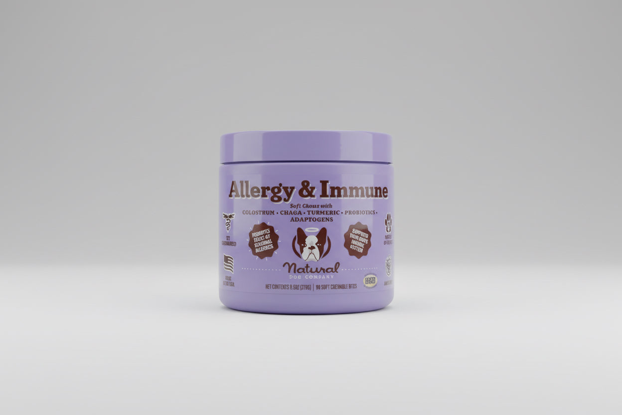 Natural dog company allergy and immune vitamins