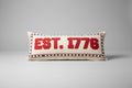 Pillow EST. 1776