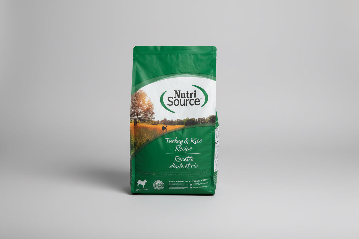 Nutri source turkey and rice dog food 4 pounds
