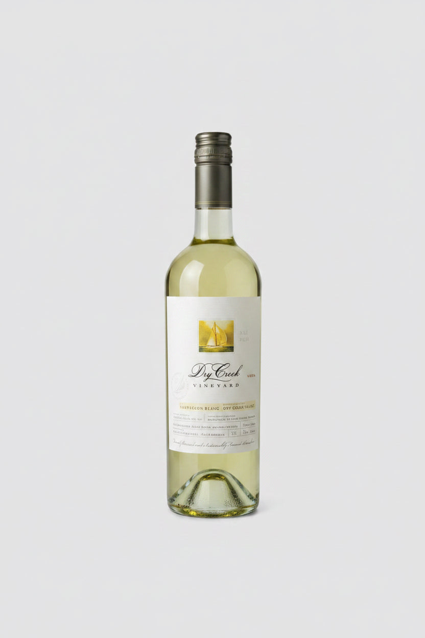 Dry creek vineyard. Sauvignon Blanc wine - established 1972