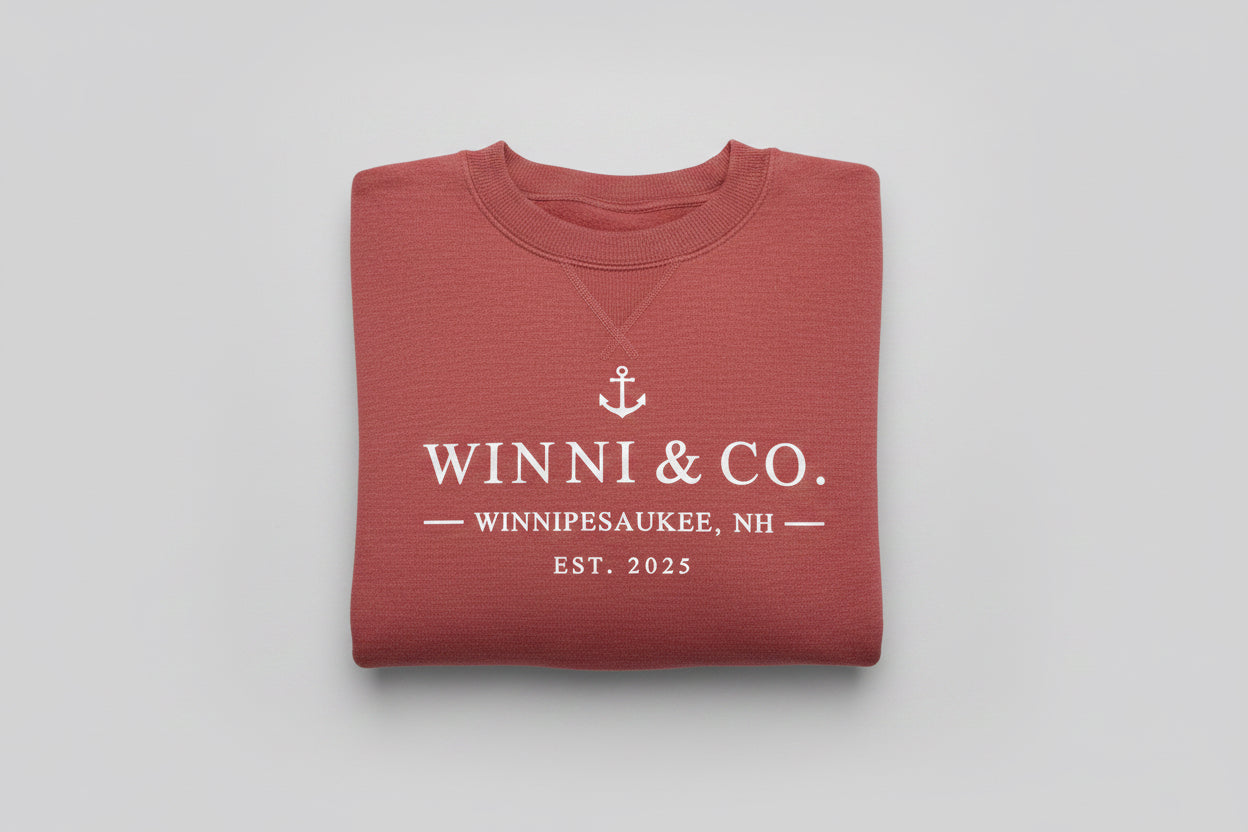 Winni & CO. Maroon Crewneck M